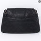 Large Black Leather Messenger Bag