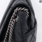 Large Black Leather Messenger Bag