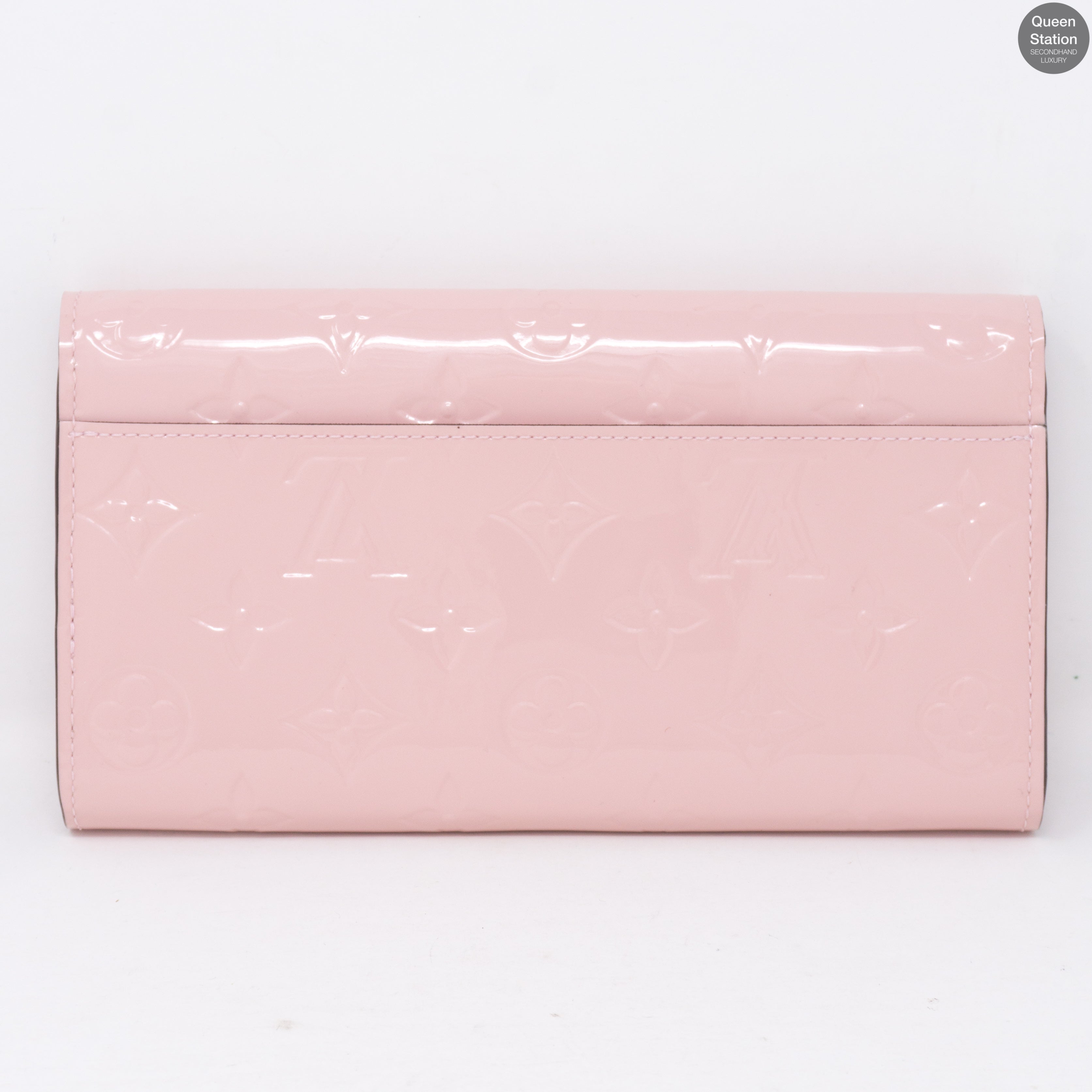 Sarah Wallet Vernis Rose Ballerine