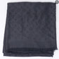 Charcoal Grey Monogram Shawl