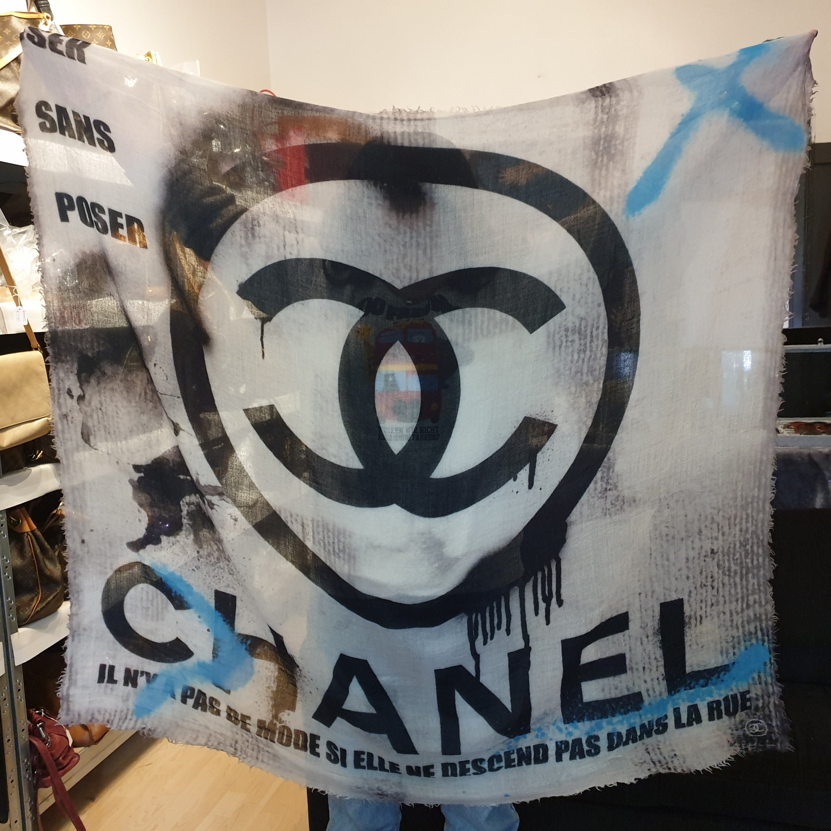 No. 5 Graffiti Cashmere Shawl