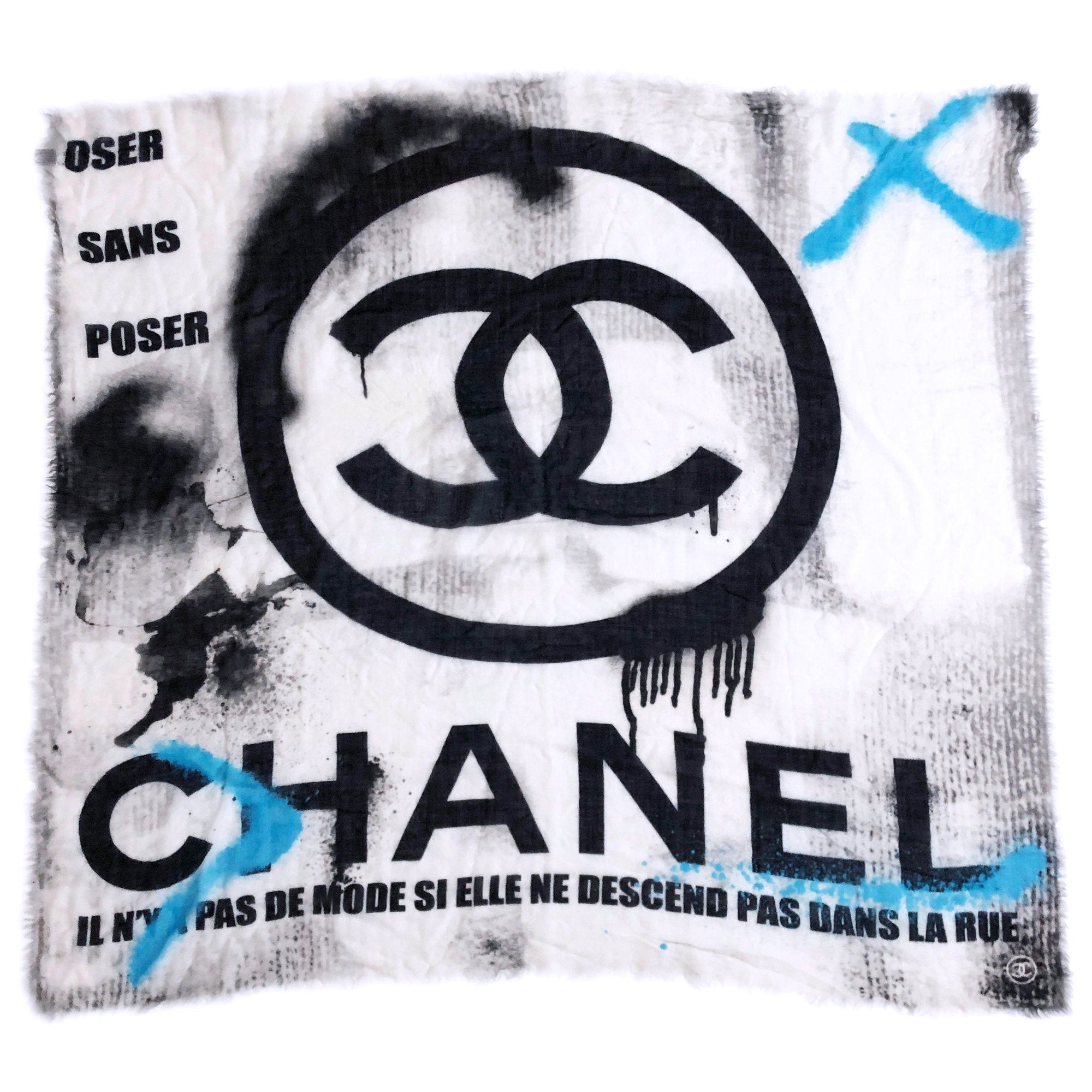 No. 5 Graffiti Cashmere Shawl
