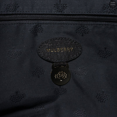 Clemmie Oversized Black Suede Clutch