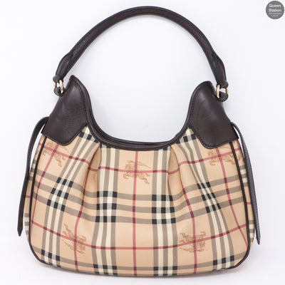 Haymarket Check Hobo Bag