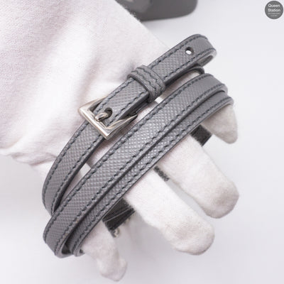 Grey Double Medium Bag