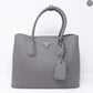 Grey Double Medium Bag