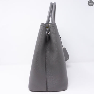 Grey Double Medium Bag