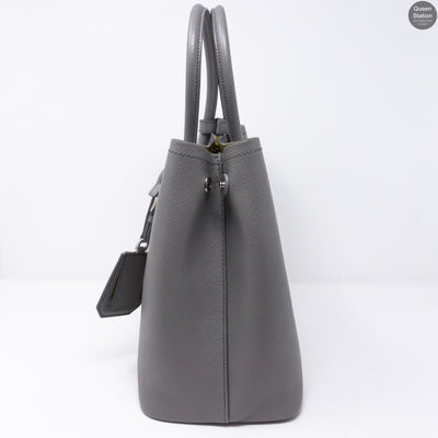 Grey Double Medium Bag