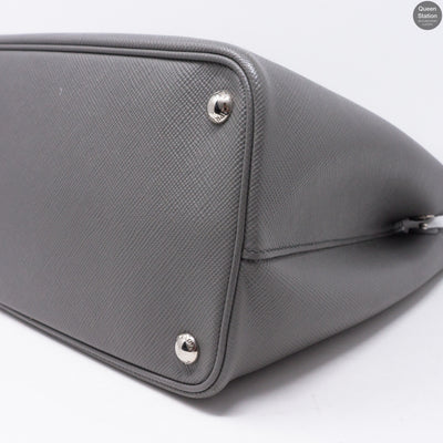 Grey Double Medium Bag