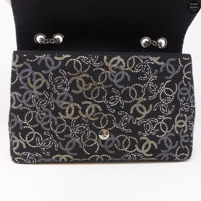 Paris Shanghai Jumbo Strass Flap Bag