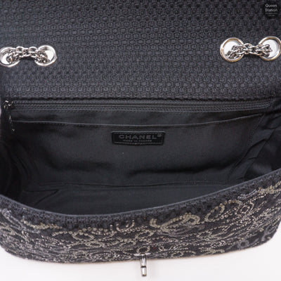 Paris Shanghai Jumbo Strass Flap Bag