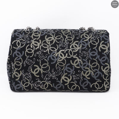 Paris Shanghai Jumbo Strass Flap Bag