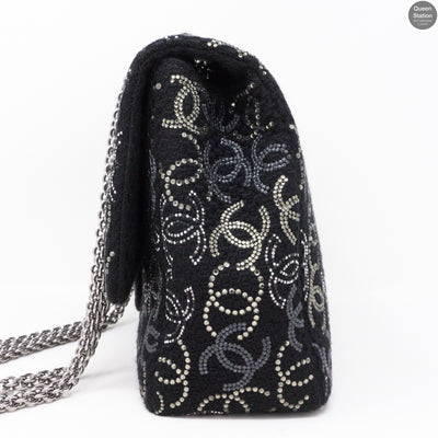 Paris Shanghai Jumbo Strass Flap Bag