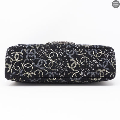 Paris Shanghai Jumbo Strass Flap Bag