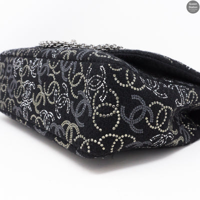 Paris Shanghai Jumbo Strass Flap Bag