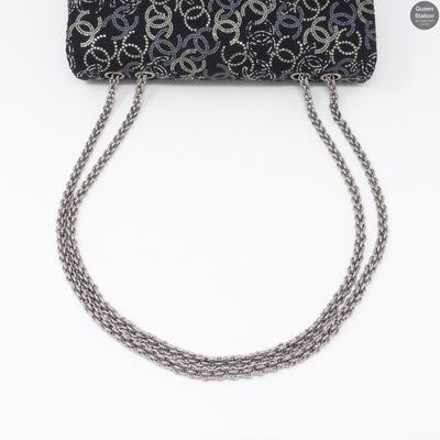 Paris Shanghai Jumbo Strass Flap Bag