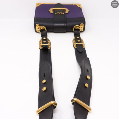 Cahier Purple Leather Bag