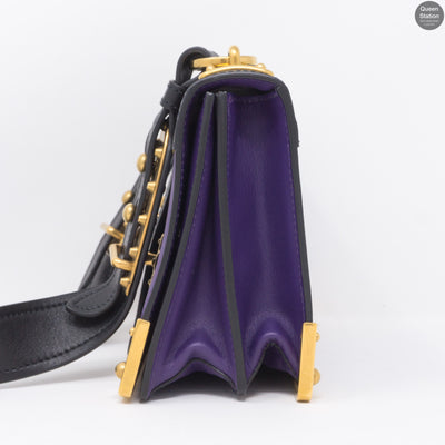 Cahier Purple Leather Bag