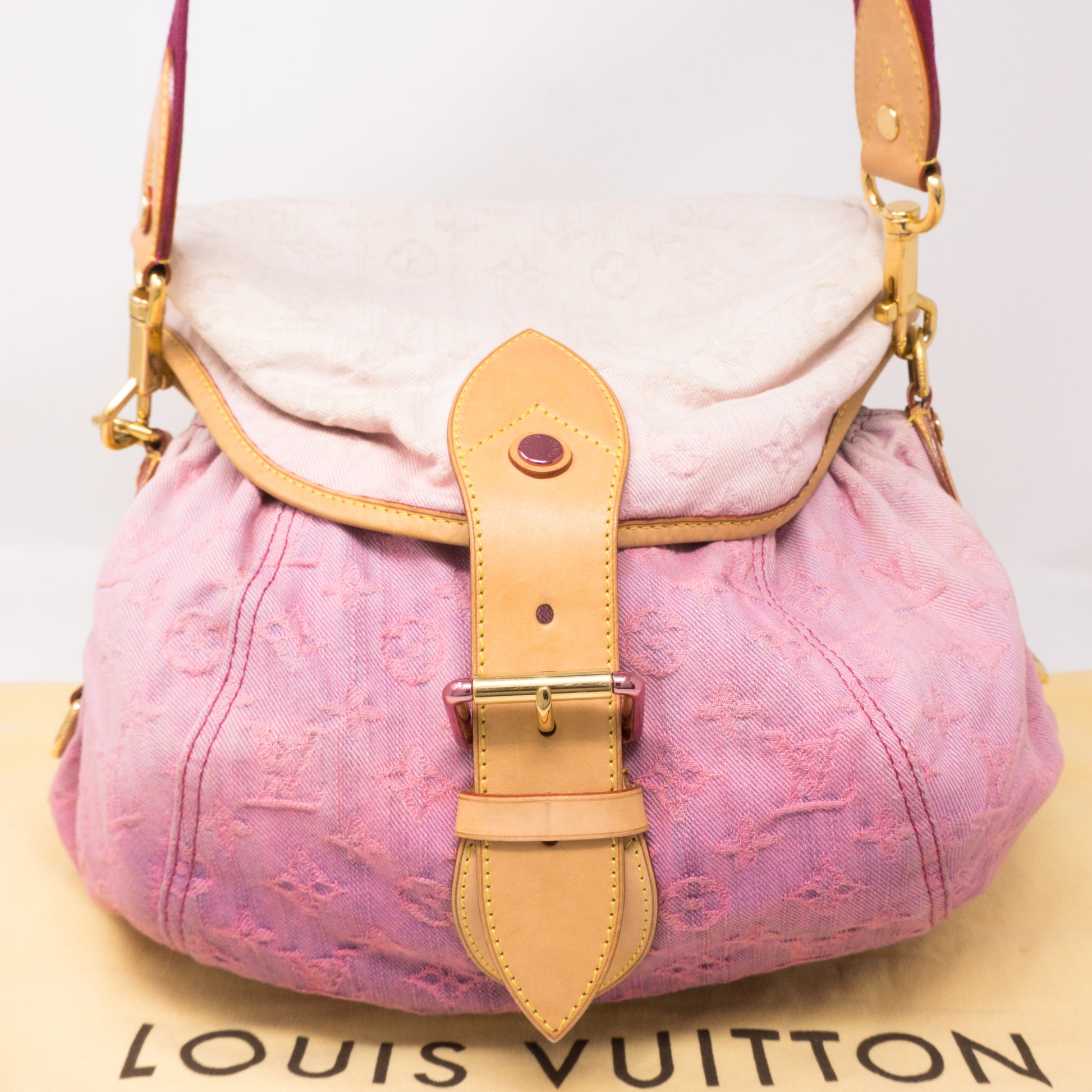 Louis Vuitton Pre-Owned Pink Monogram Sunshine Denim