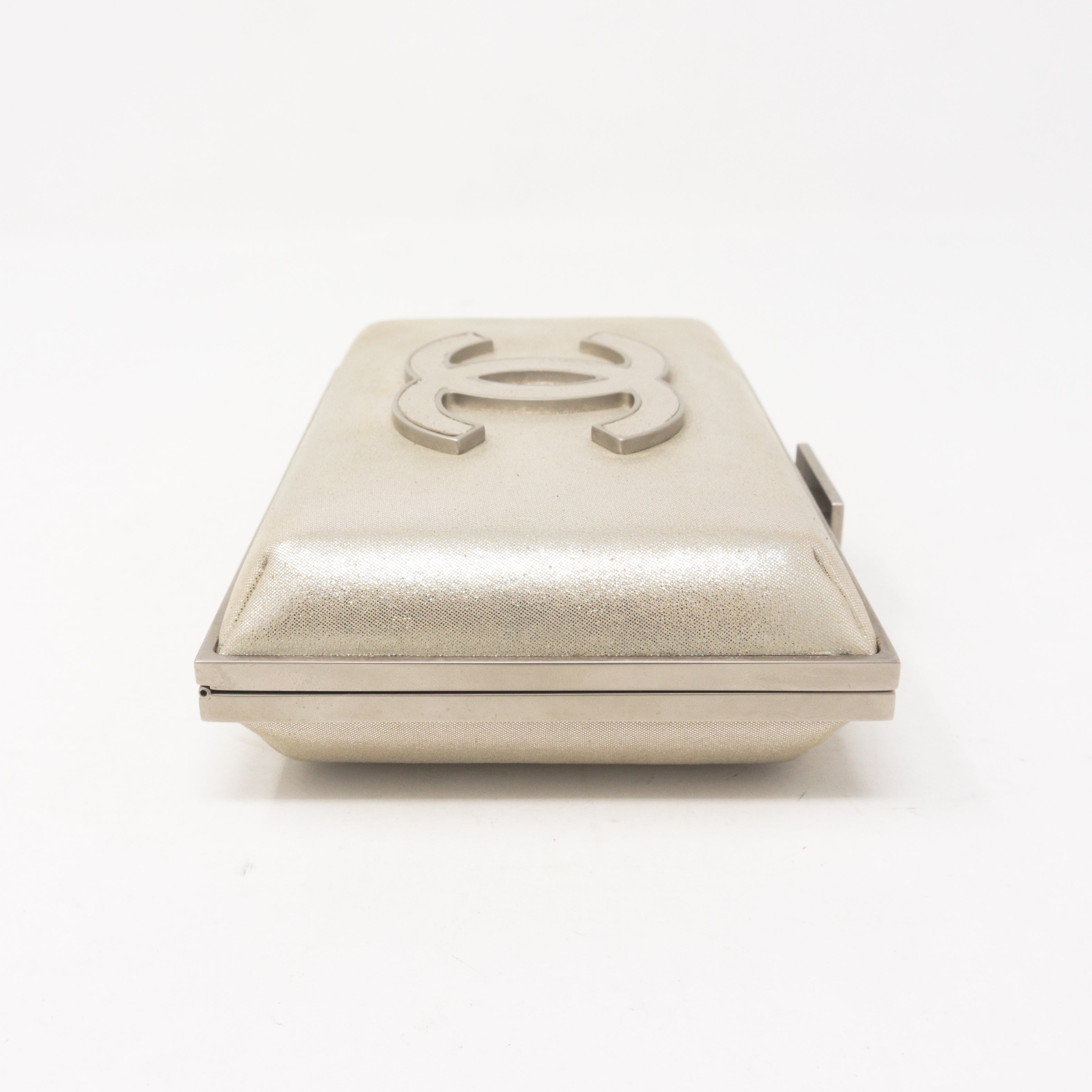 Evening Box Clutch Metallic Champagne