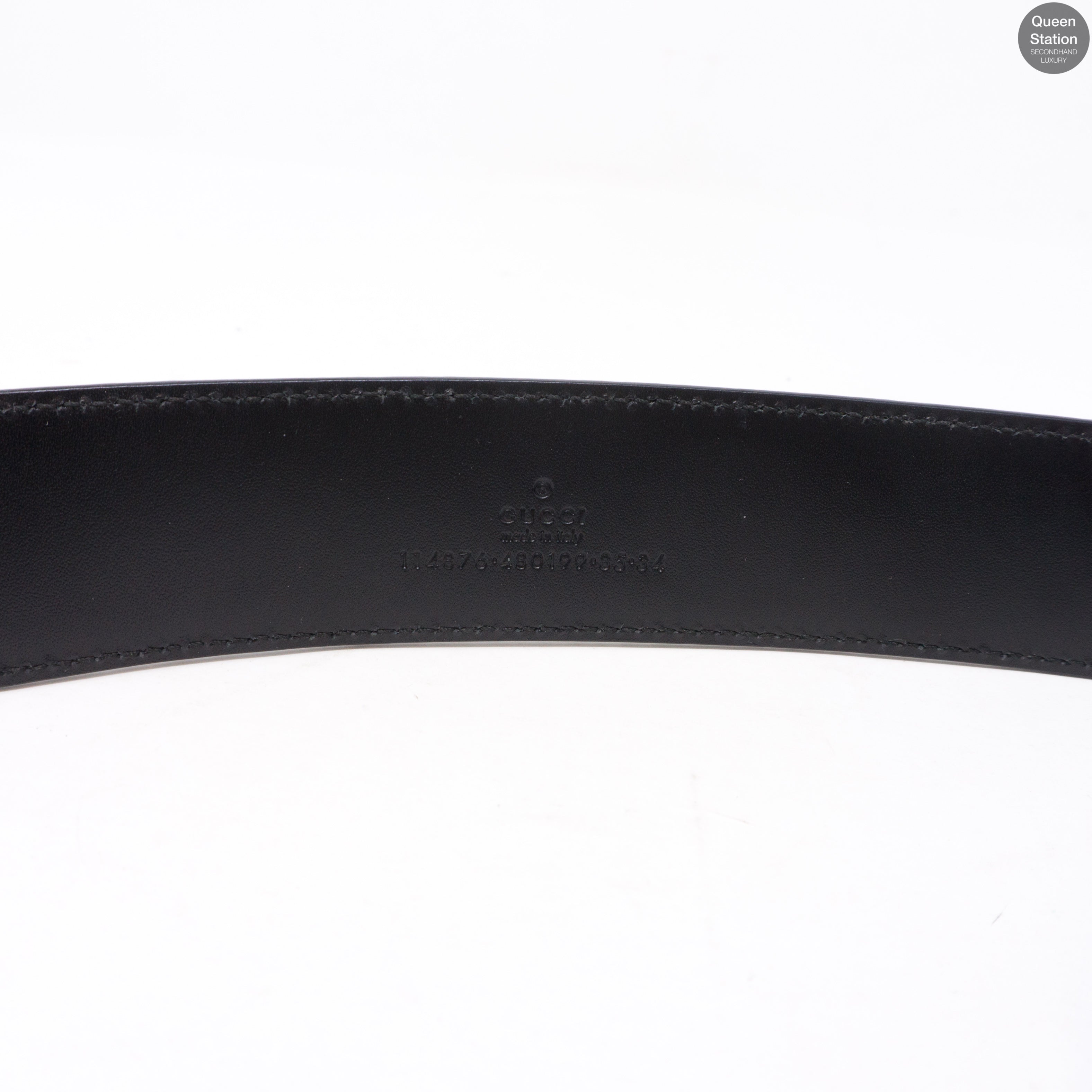 Signature Double G Leather 85 cm