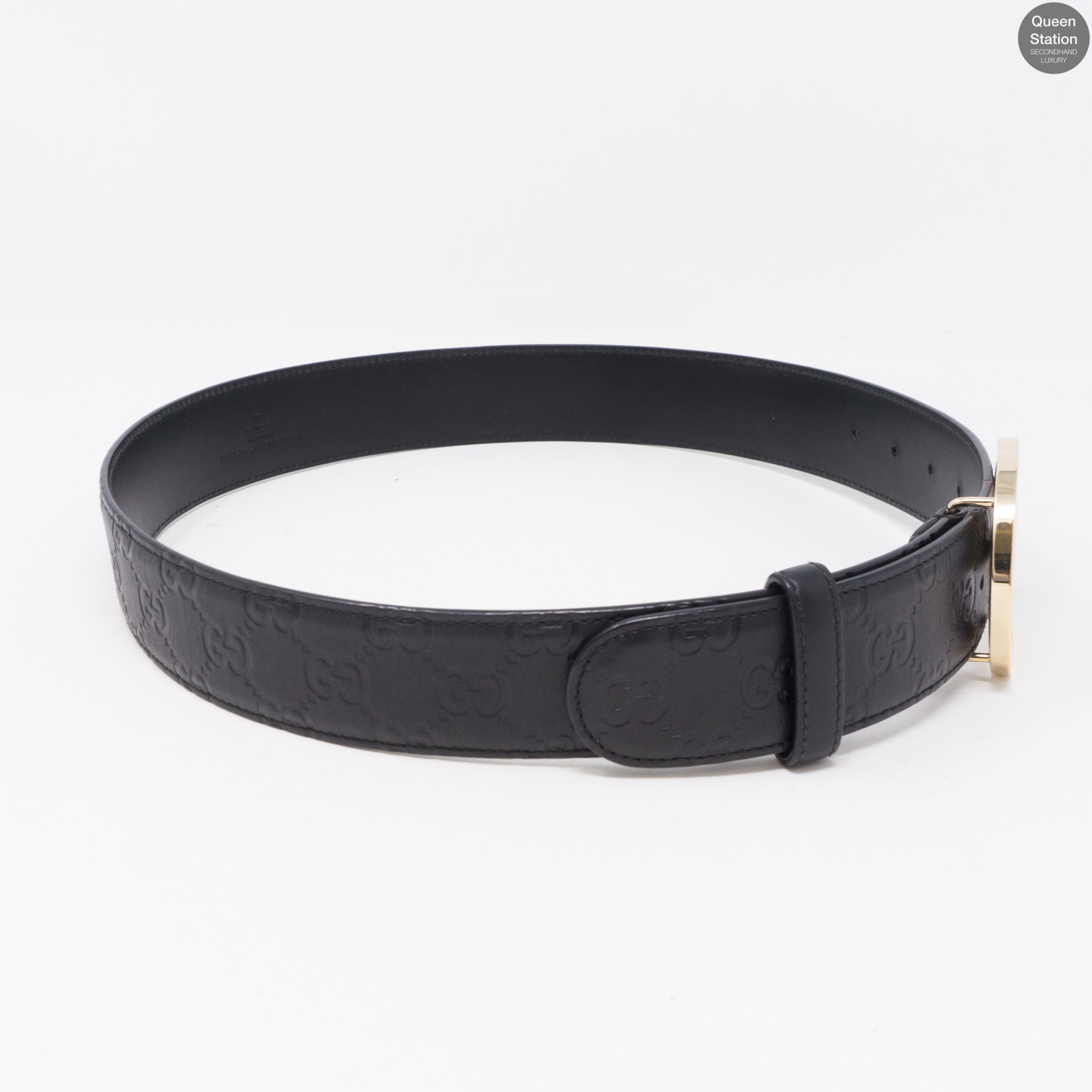 Signature Double G Leather 85 cm