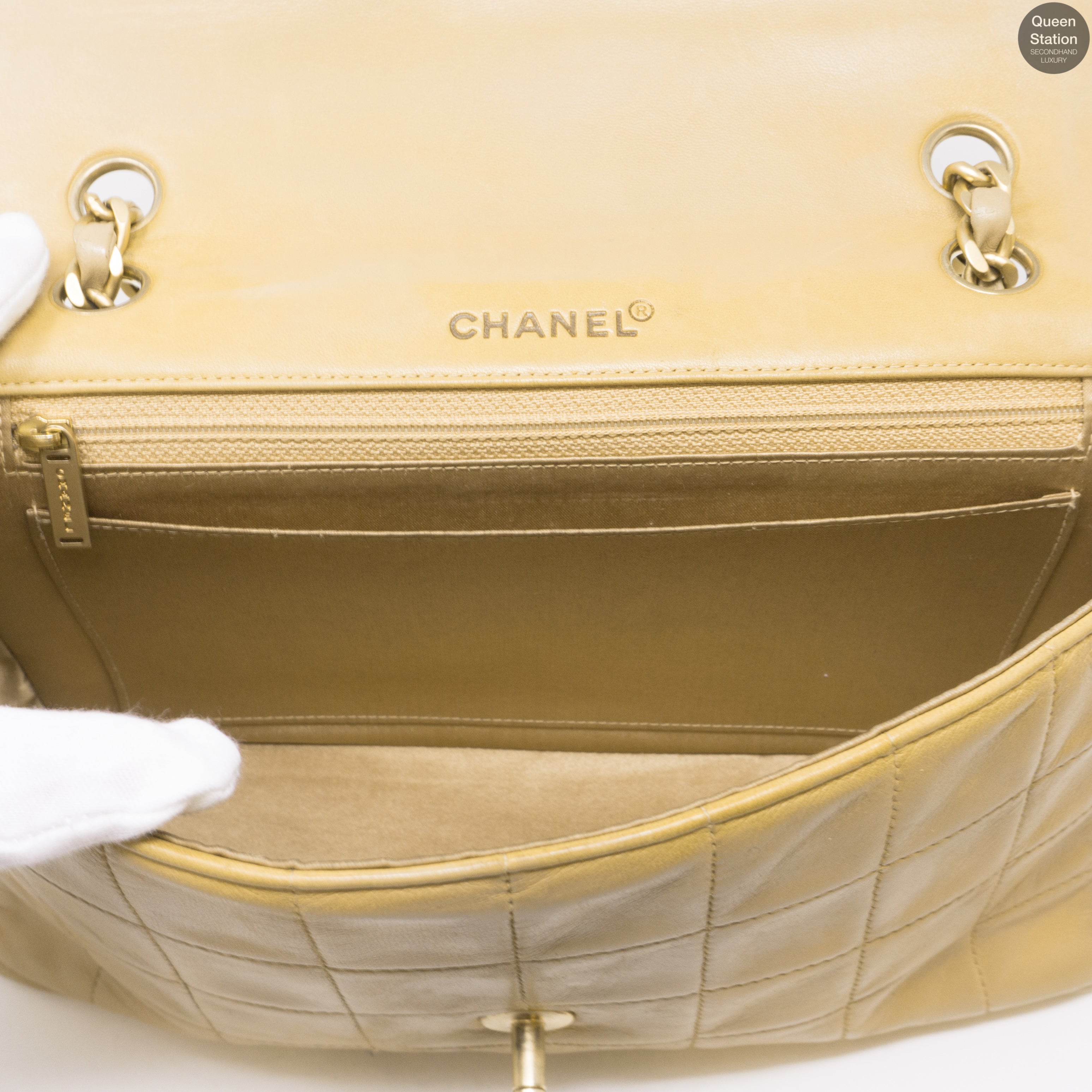 Single Flap Beige