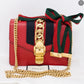Sylvie Mini Red Leather Chain Bag