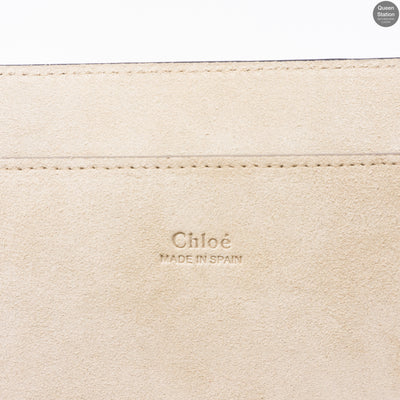 Faye Clutch Burgundy Suede Leather