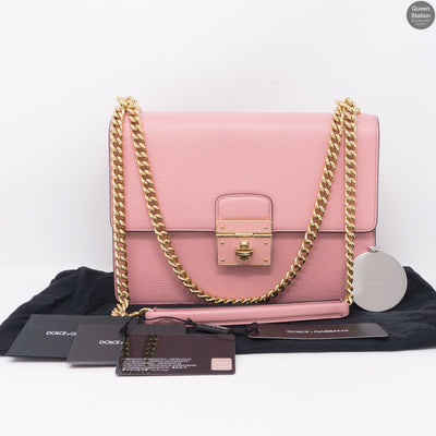 Rosalia Pink Leather Shoulder Bag
