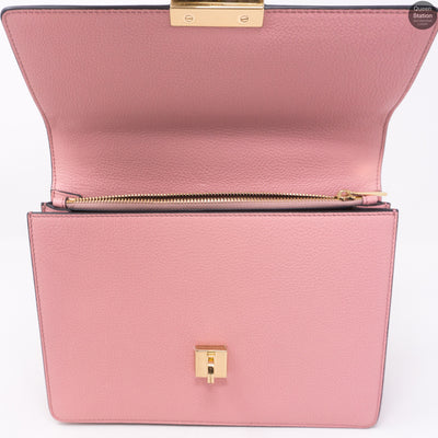 Rosalia Pink Leather Shoulder Bag