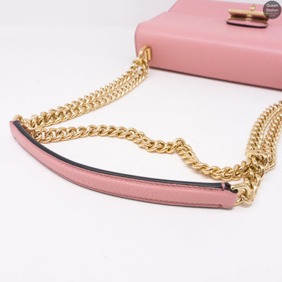 Rosalia Pink Leather Shoulder Bag