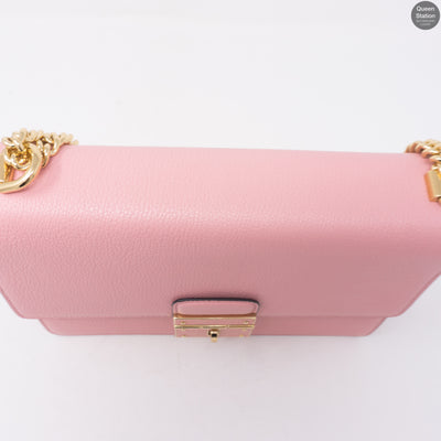Rosalia Pink Leather Shoulder Bag