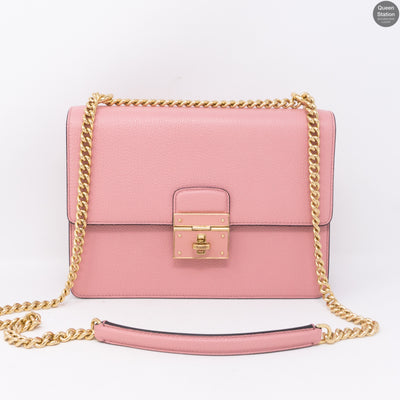 Rosalia Pink Leather Shoulder Bag