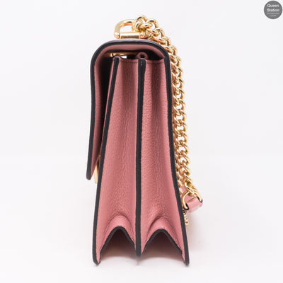 Rosalia Pink Leather Shoulder Bag