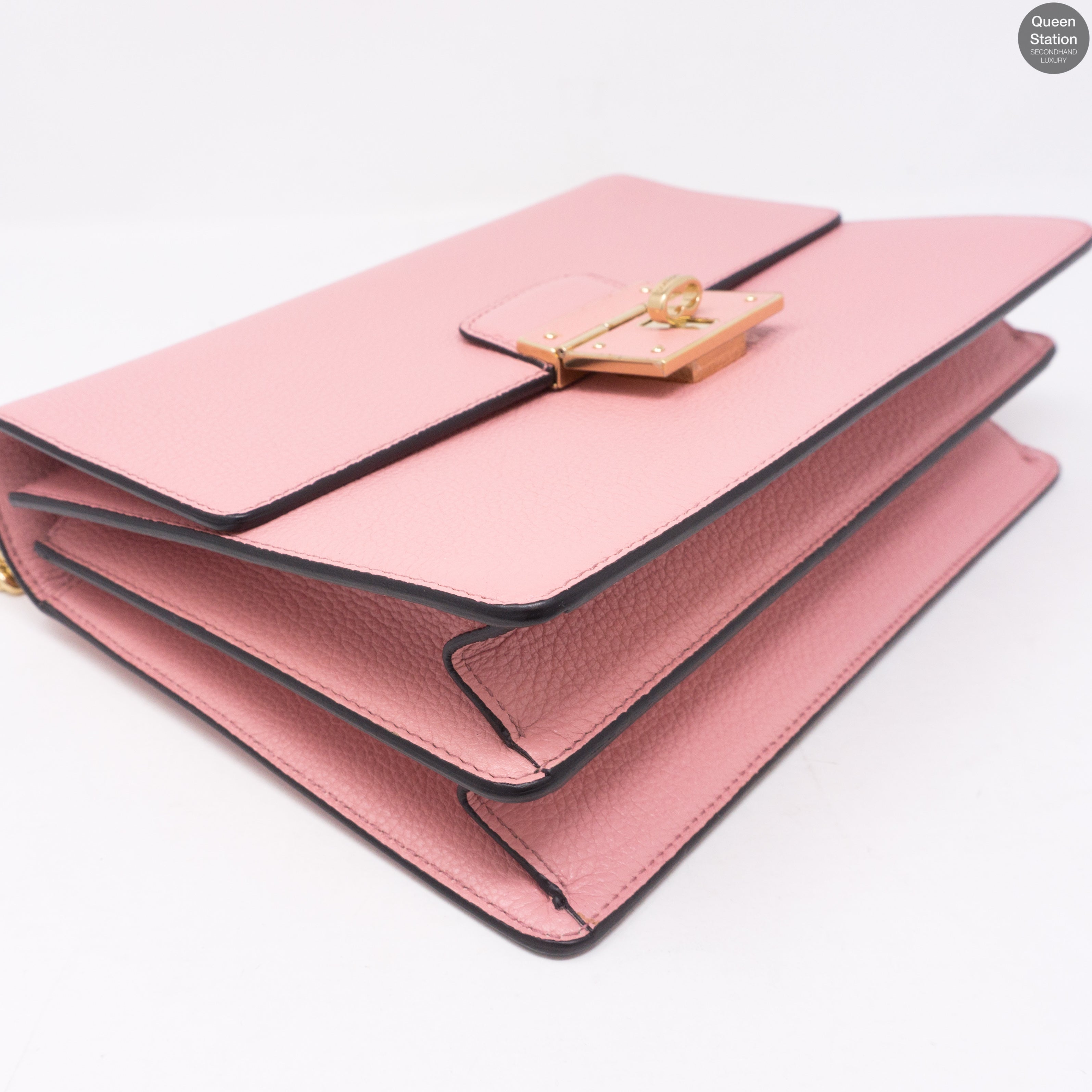 Rosalia Pink Leather Shoulder Bag
