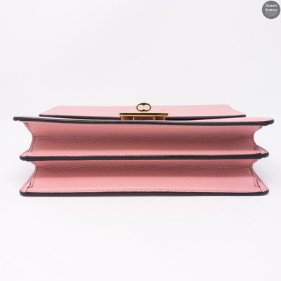 Rosalia Pink Leather Shoulder Bag