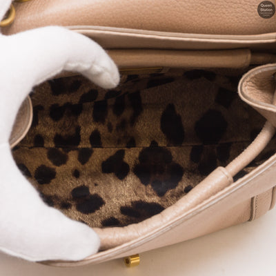 Miss Bonita Beige Leather Bag