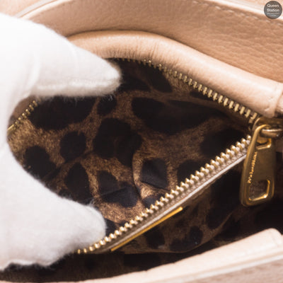 Miss Bonita Beige Leather Bag