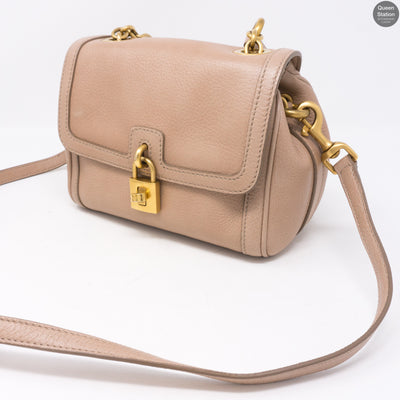 Miss Bonita Beige Leather Bag