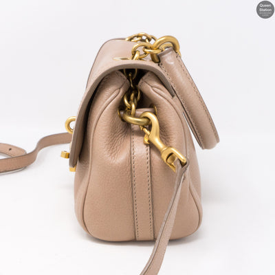 Miss Bonita Beige Leather Bag