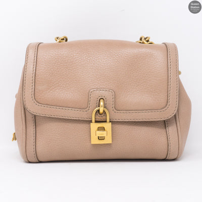 Miss Bonita Beige Leather Bag