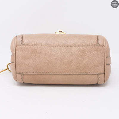 Miss Bonita Beige Leather Bag