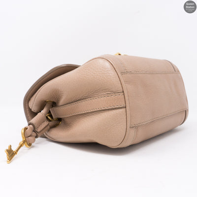 Miss Bonita Beige Leather Bag