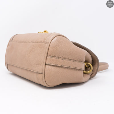 Miss Bonita Beige Leather Bag