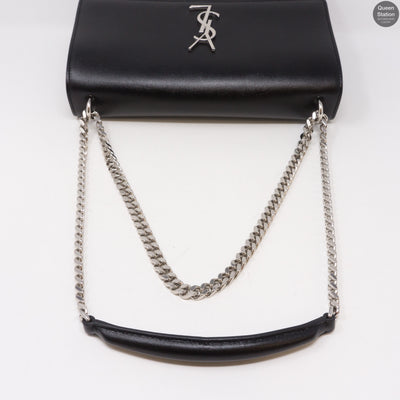 Sunset Large Black Smooth Leather