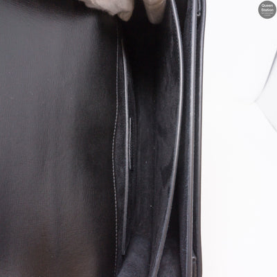 Sunset Large Black Smooth Leather