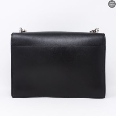 Sunset Large Black Smooth Leather