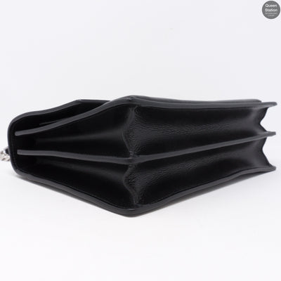 Sunset Large Black Smooth Leather