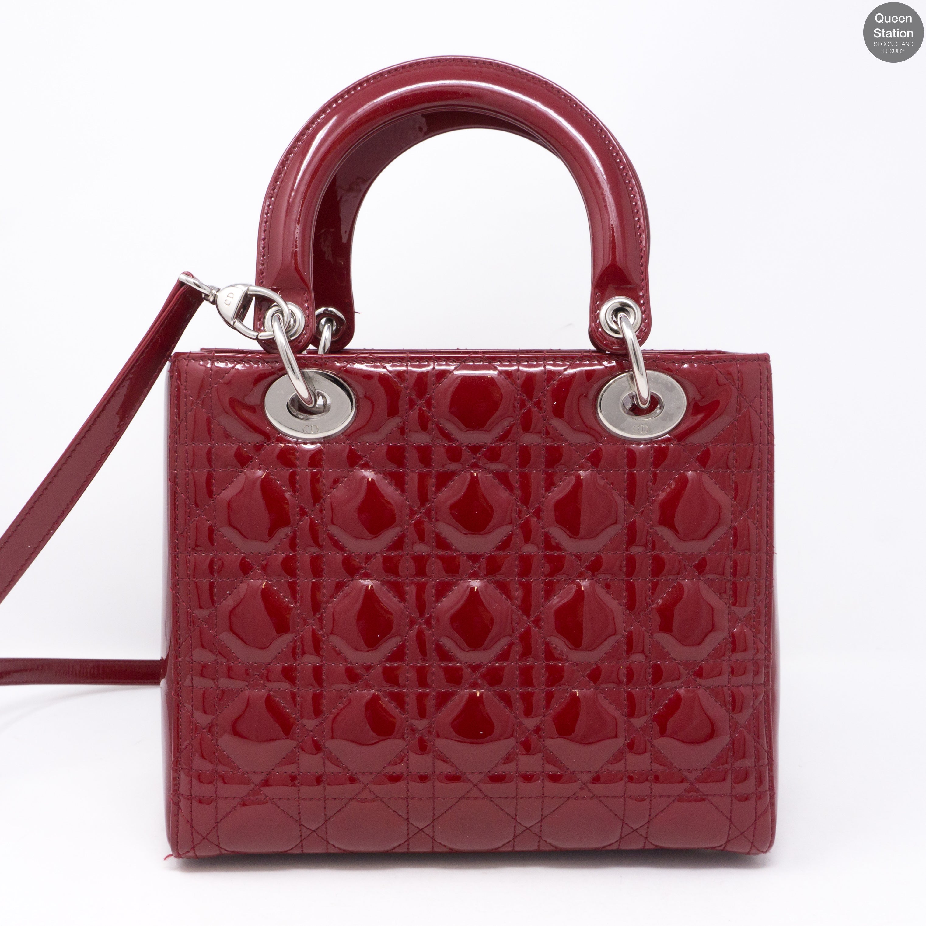 SadtuShops  soft shoulder bag Grigio  Second Hand Dior Lady Dior Bags